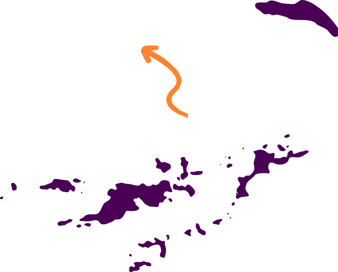 British Virgin Islands on a map